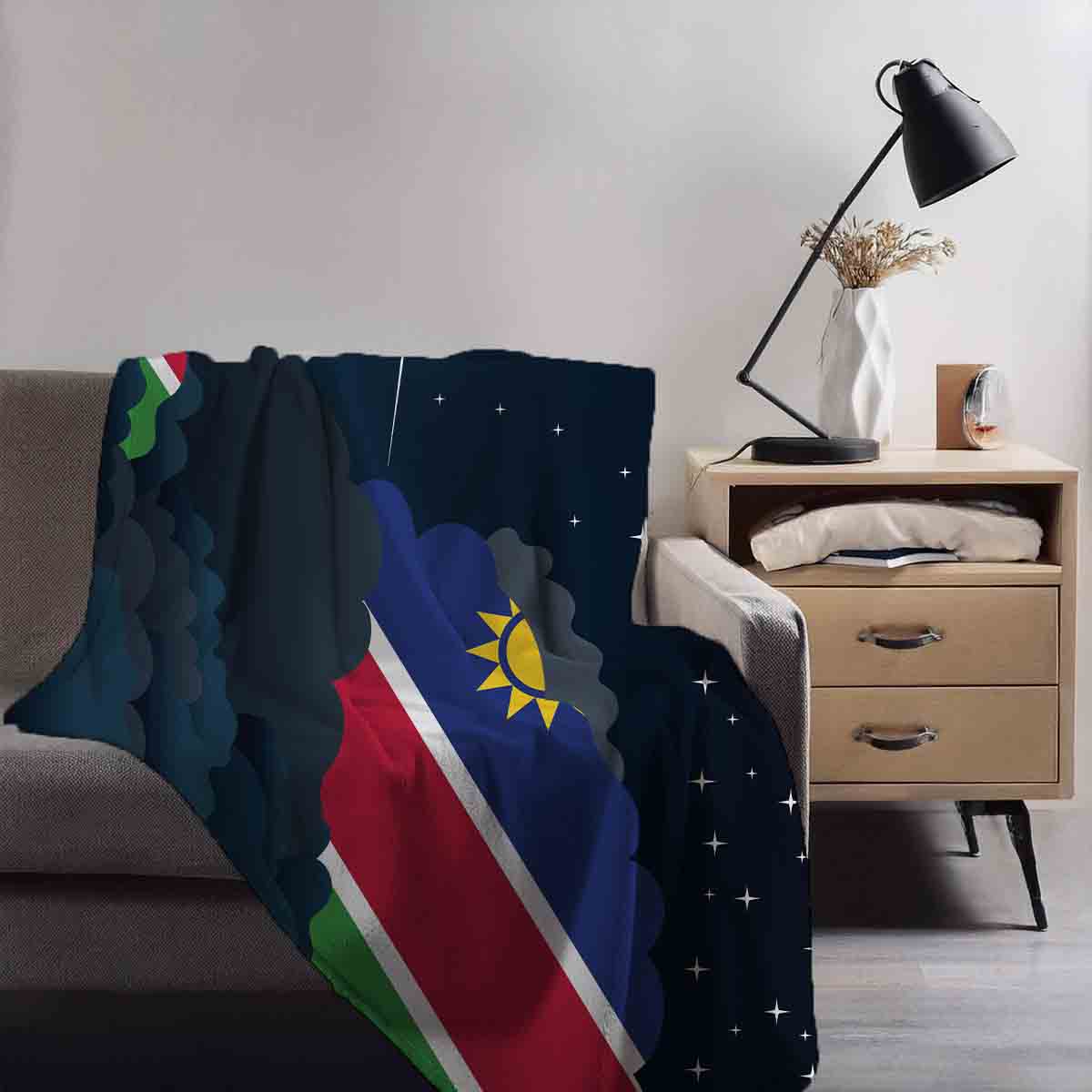 Namibia Night Clouds Blanket Throw