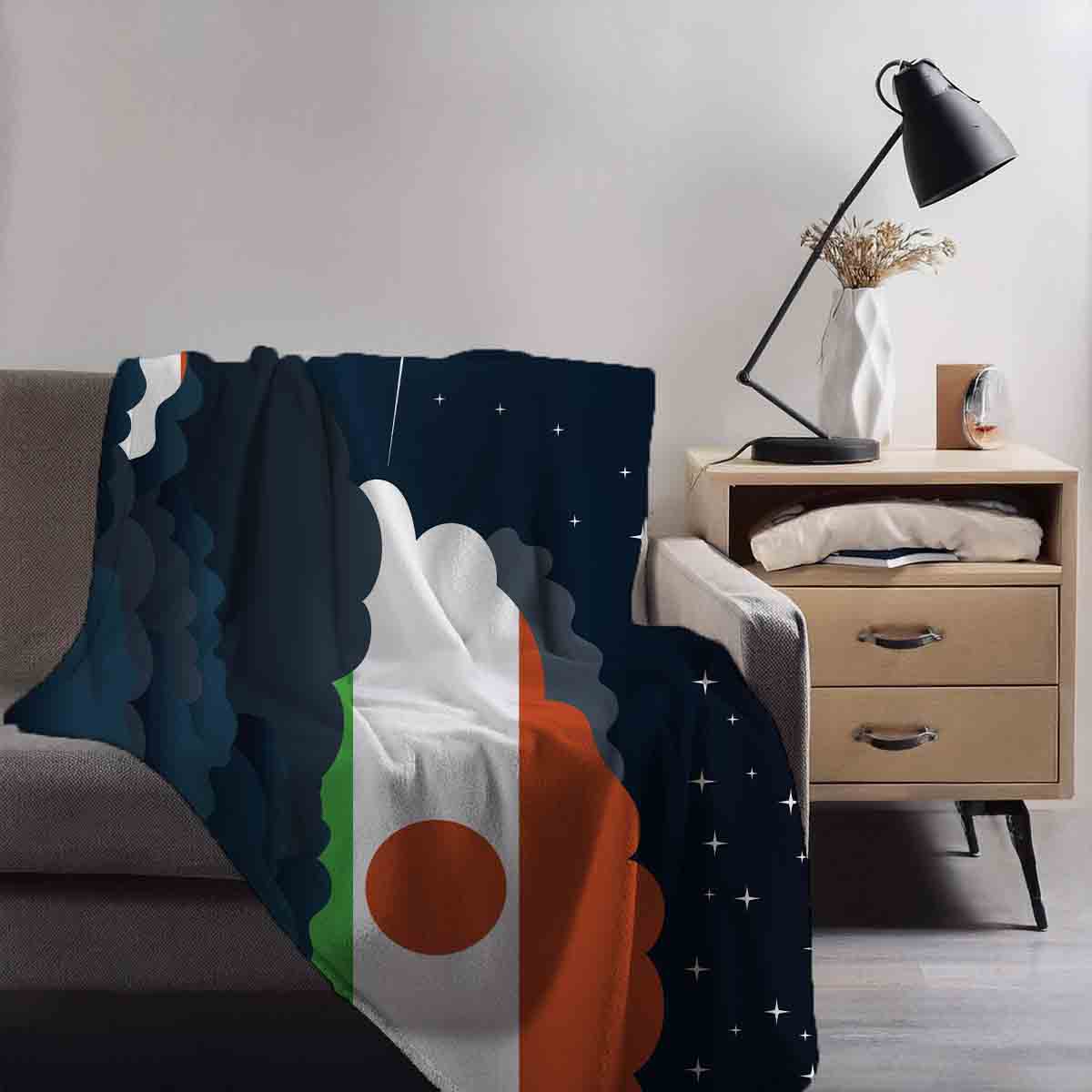 Niger Night Clouds Blanket Throw