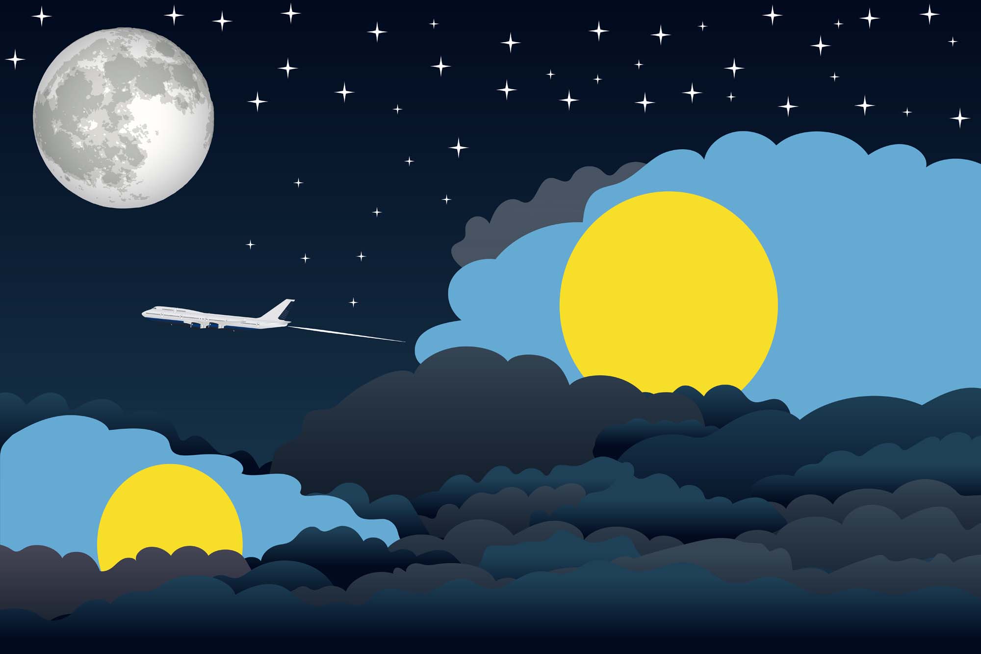 Palau Night Clouds Blanket Throw image 2