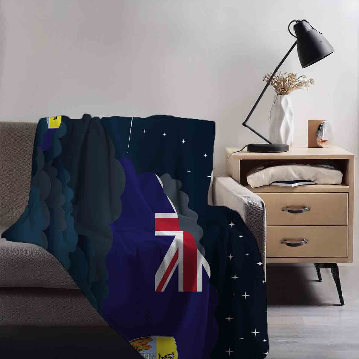 Saint Helena Night Clouds Blanket Throw