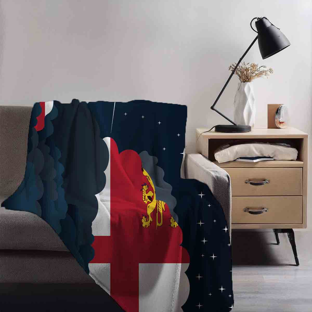 Sark Night Clouds Blanket Throw