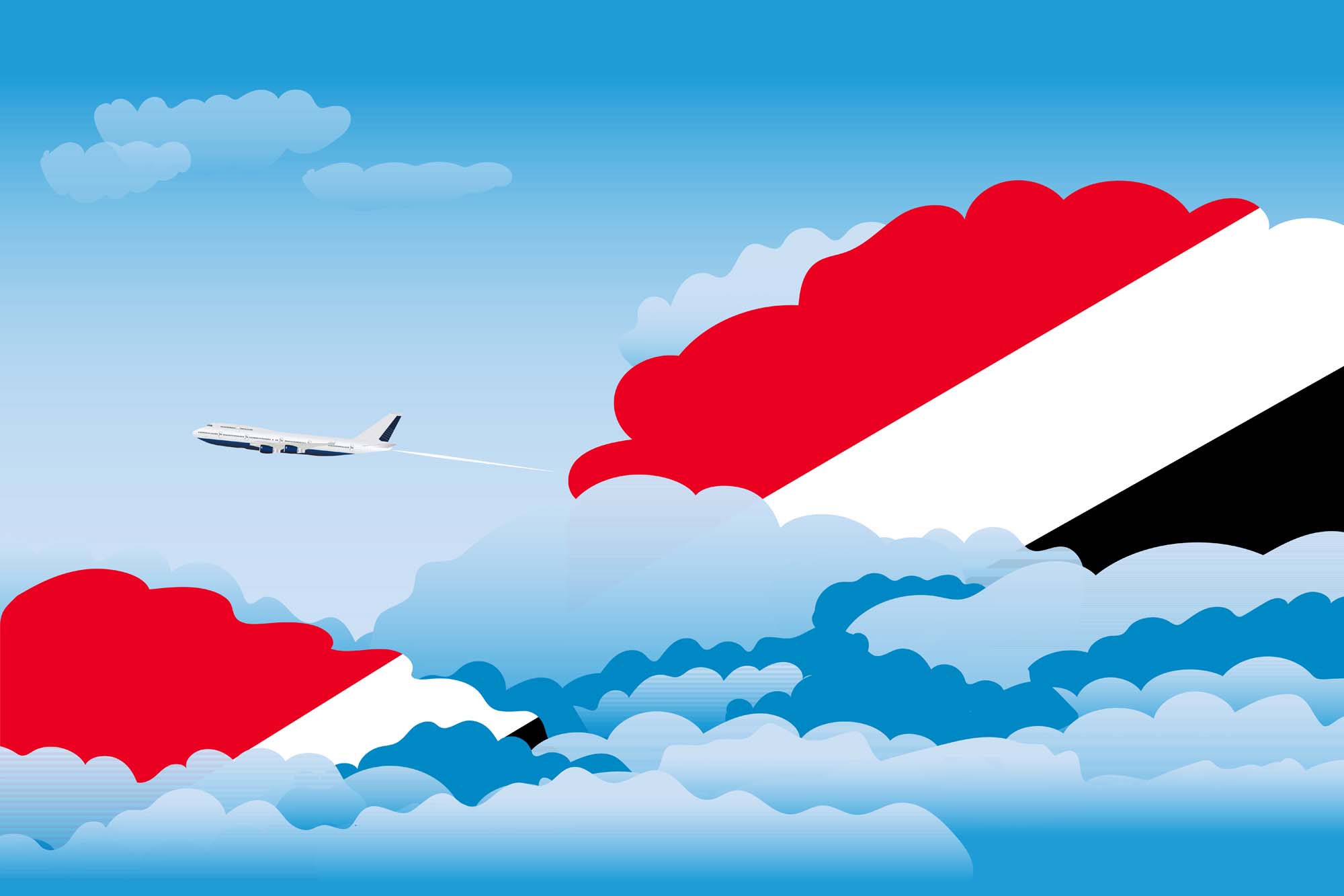 Sealand Principality of Day Clouds Blanket Throw image 2