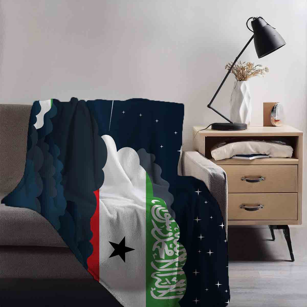 Somaliland Night Clouds Blanket Throw
