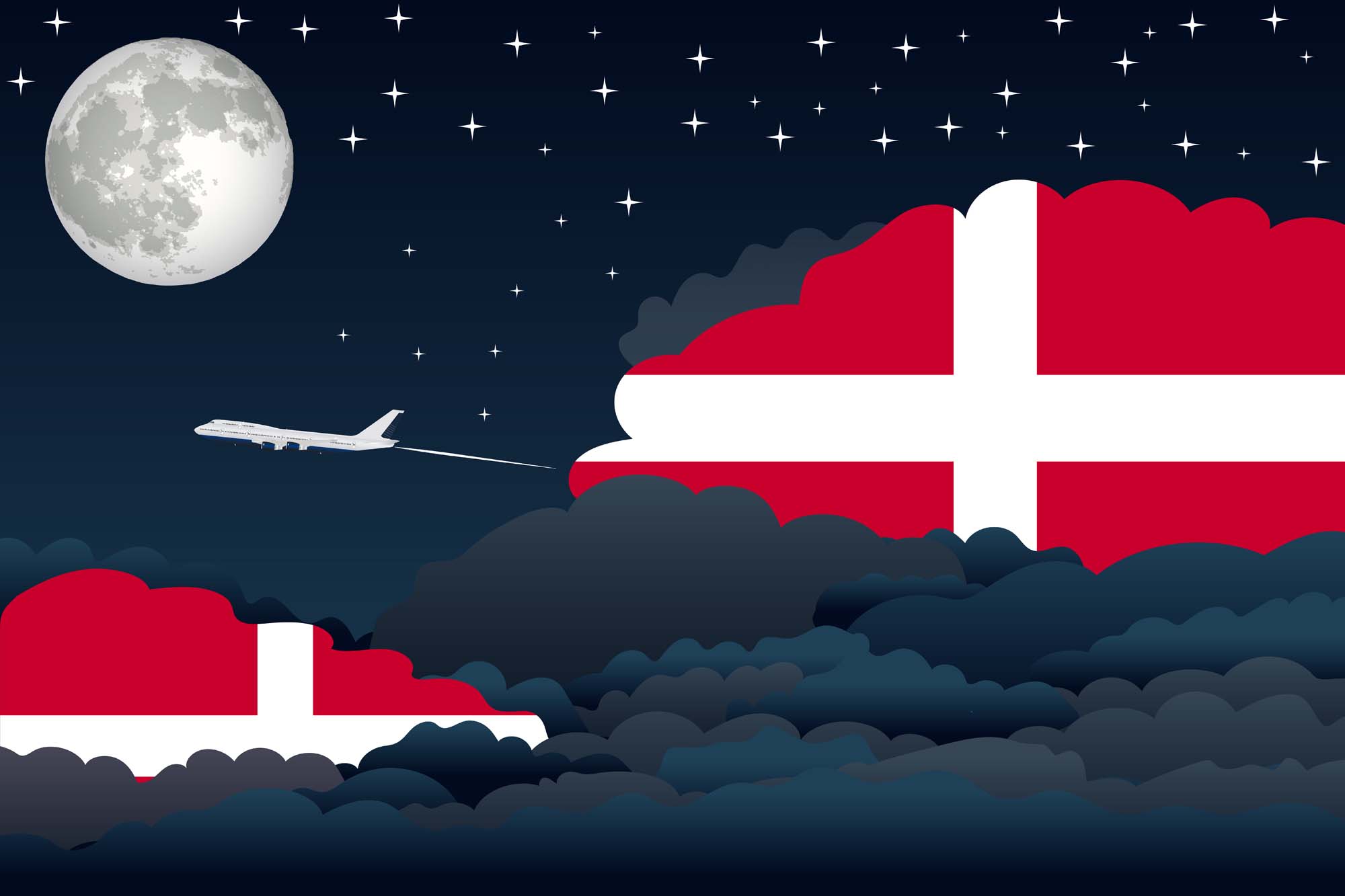 Sovereign Military Order of Malta Night Clouds Blanket Throw image 2