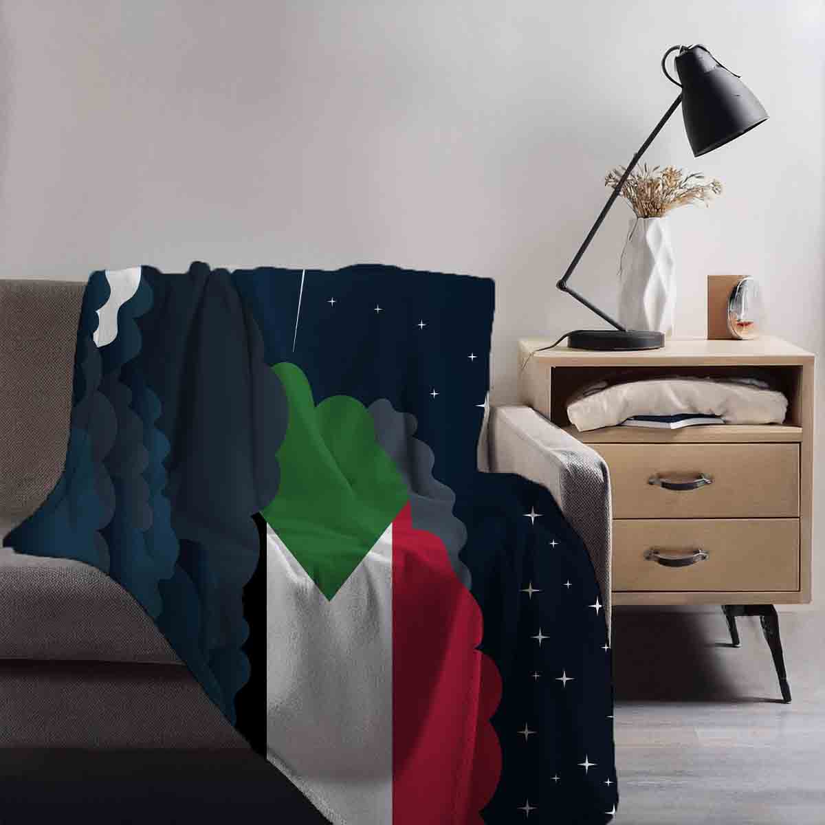 Sudan Night Clouds Blanket Throw