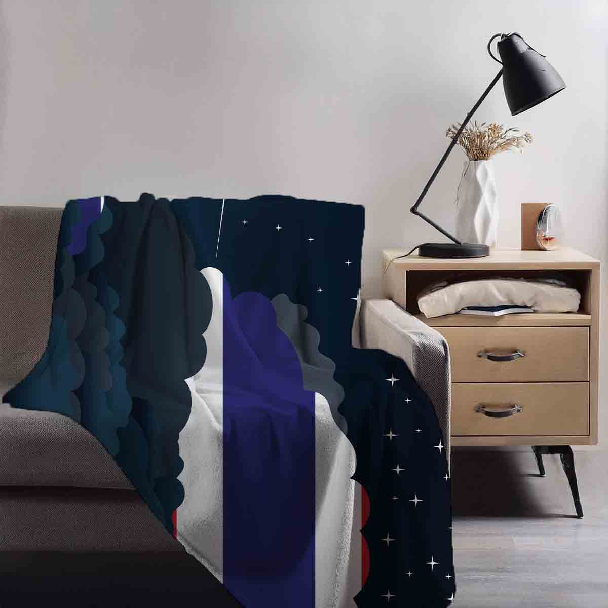 Thailand Night Clouds Blanket Throw