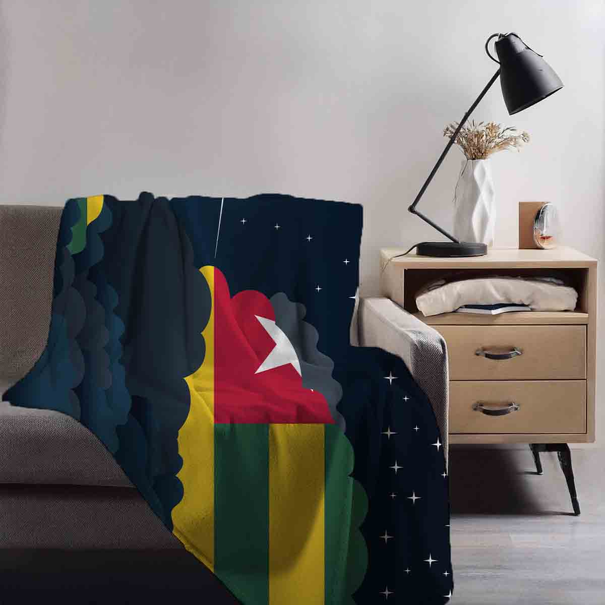 Togo Night Clouds Blanket Throw