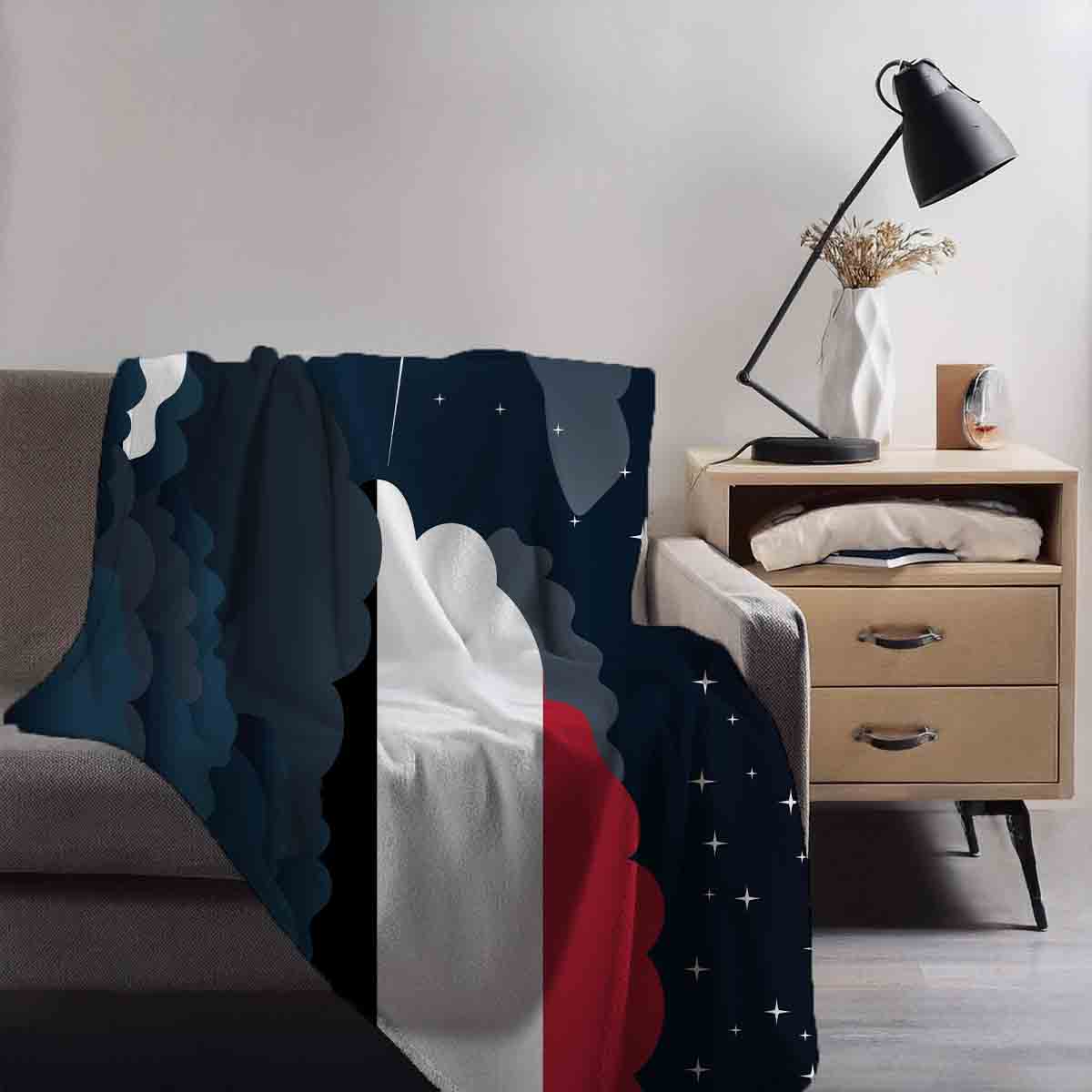 Yemen Night Clouds Blanket Throw